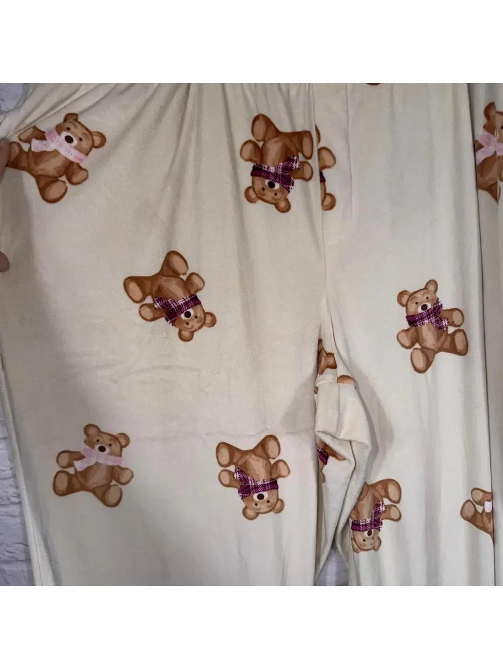 Joyspun Teddy Bear Print Pajama Pants - Size 2X